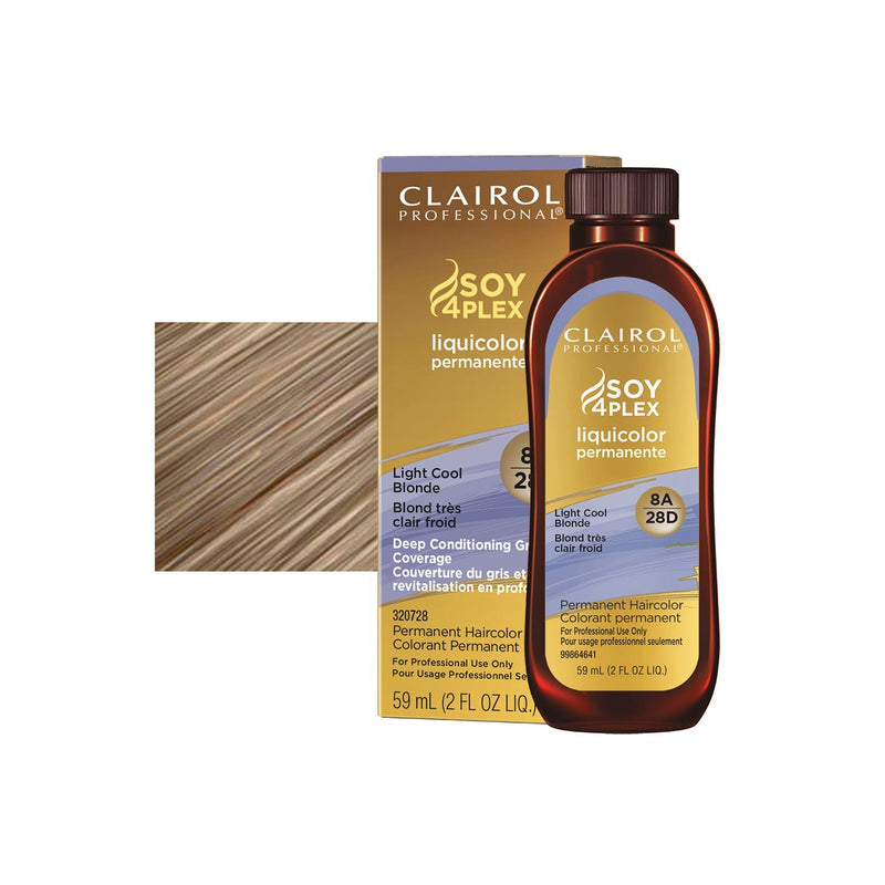 Clairol Liquicolor Hair Color 28 / 8A Light Cool Blonde / Ash / 8 Professional Salon Products
