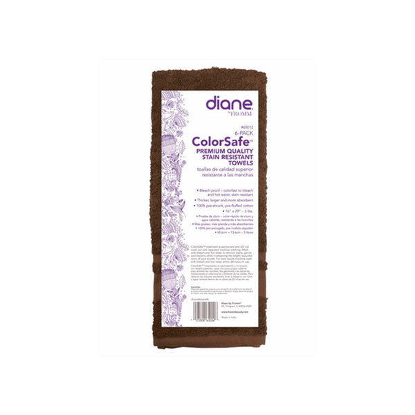 Diane ColorSafe Towels Chocolate Professional Salon Products