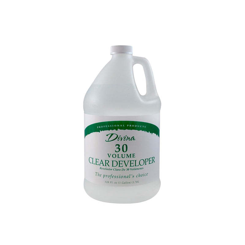 Divina Clear Developer 30 Volume Clear Gallon Professional Salon Products