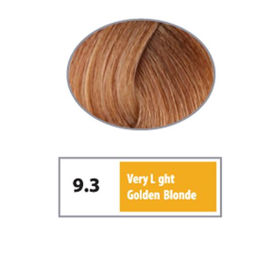 REF Permanent Hair Color 9.3 - Very Light Golden Blonde / Goldens / 9 Professional Salon Products
