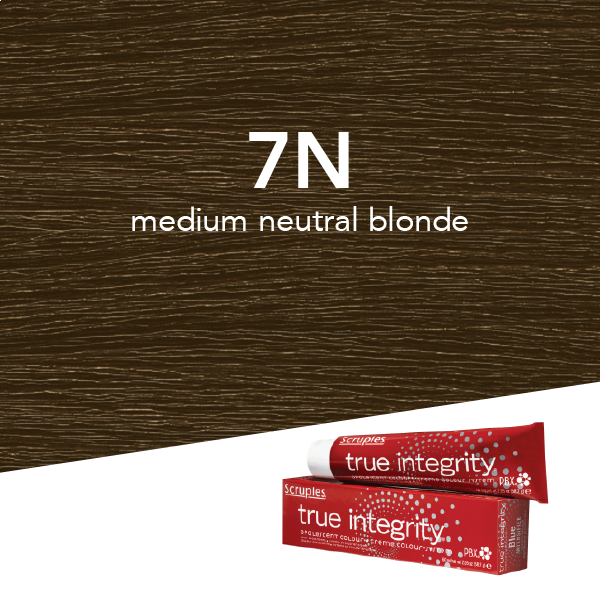 Scruples True Integrity Opalescent Permanent Hair Color 7N Medium Neutral Blonde / Neutral / 7 Professional Salon Products