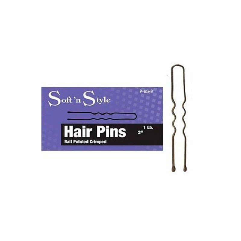 Soft 'N Style Hair Pins 2" Hair Pins Silver 2" Professional Salon Products