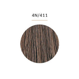 Wella Color Charm 411 / 4N Medium Brown / Natural / 4 Professional Salon Products