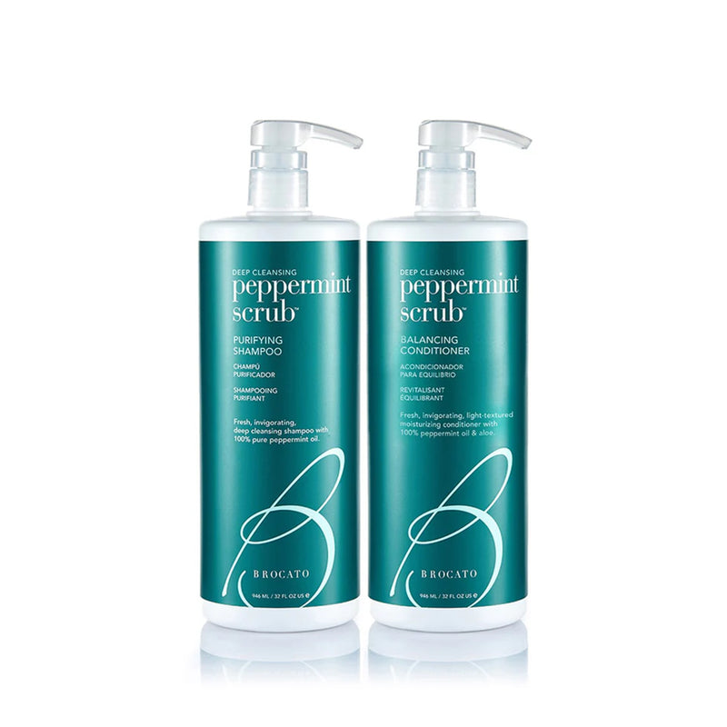 Brocato Peppermint Scrub Champú purificante 