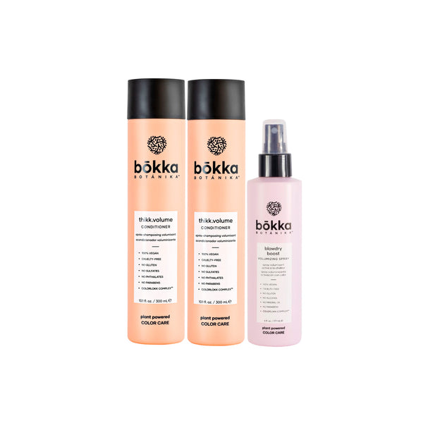 bōkka Thikk.Volume Duo with Blowdry Boost Spray