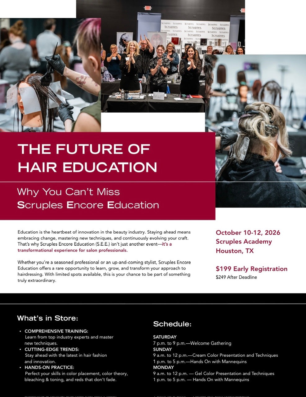 Scruples Encore Education (S.E.E.) Event Houston – Ocean Salon Systems