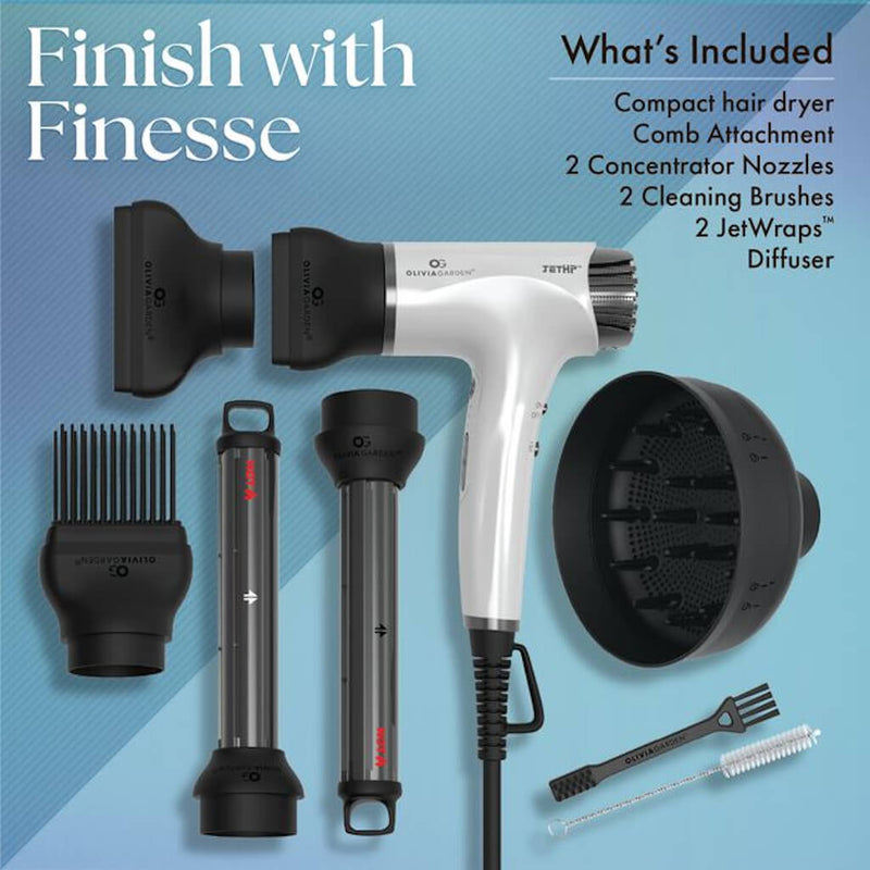 Olivia Garden JetHP Compact Hair Dryer – Ocean Salon Systems