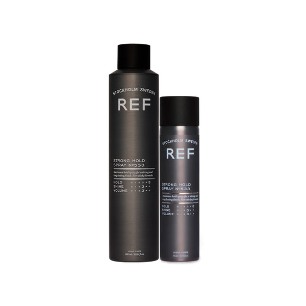 REF Strong Hold Spray #533 with Travel