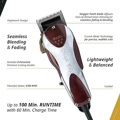 Wahl 5 Star Magic Clip Corded Clipper – Ocean Salon Systems