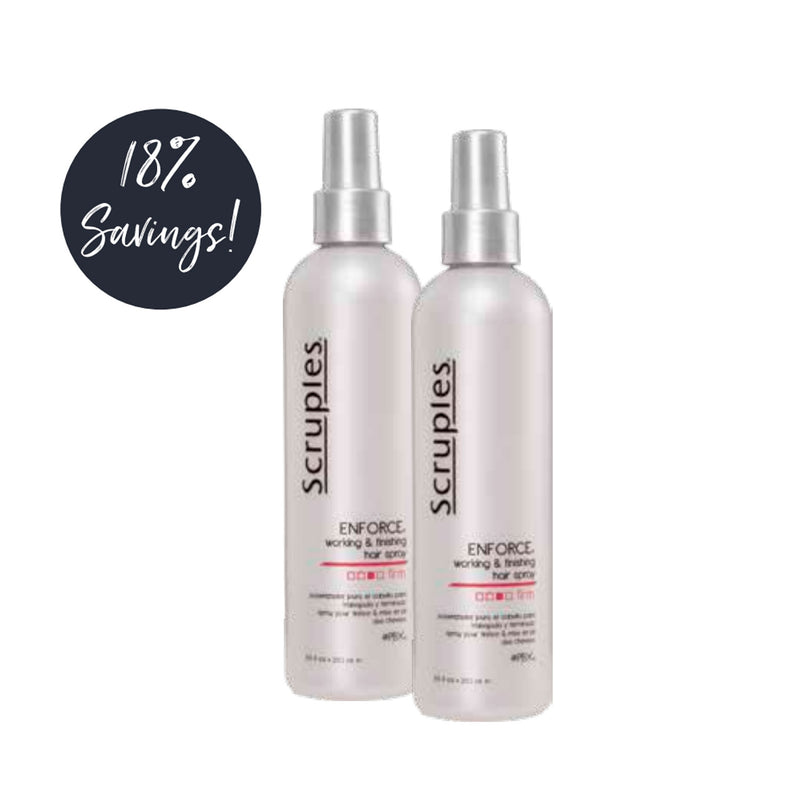 Scruples Enforce Working & Finishing Hair Spray Duo