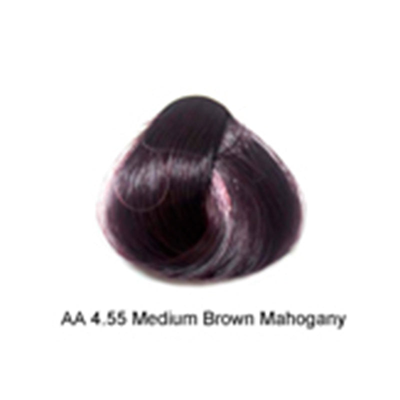 Artizta Permanent Hair Color 4.55 Medium Intense Mahogany Brown / Mahogany / 4 Professional Salon Products