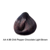 Artizta Permanent Hair Color 4.86 Medium Chili Pepper Chocolate Brown / Warm / 4 Professional Salon Products