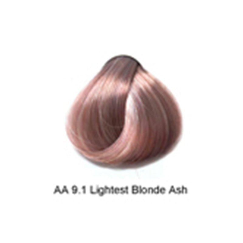 Artizta Permanent Hair Color 9.1 Lightest Ash Blonde / Ash / 9 Professional Salon Products