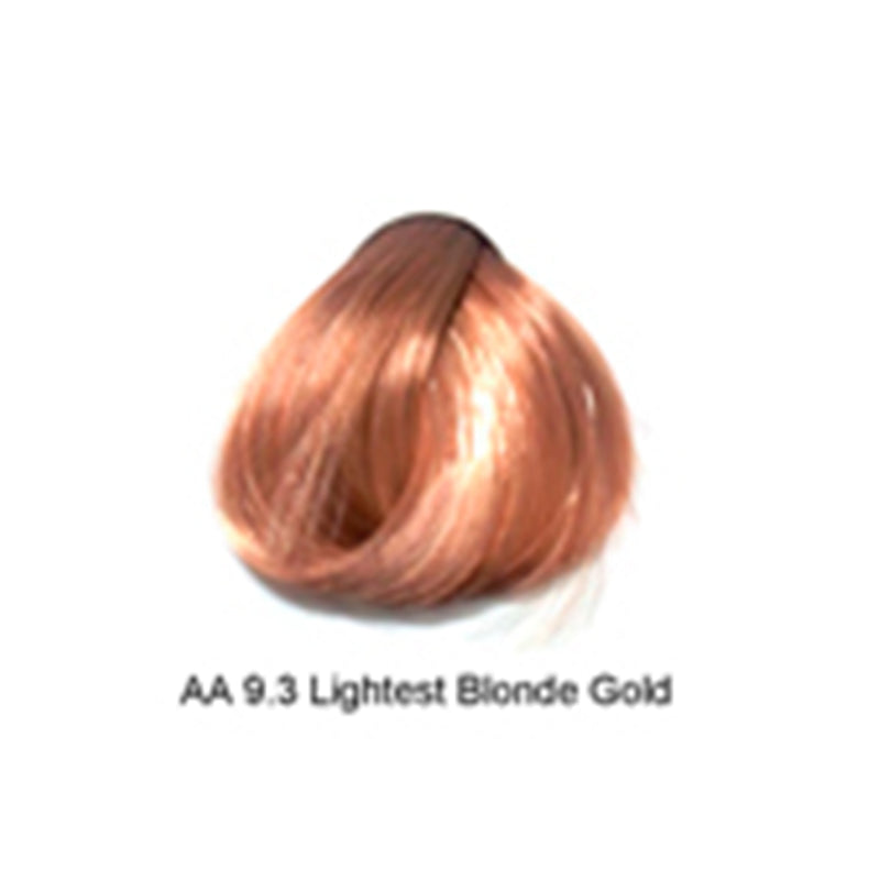 Artizta Permanent Hair Color 9.3 Lightest Gold Blonde / Gold / 9 Professional Salon Products