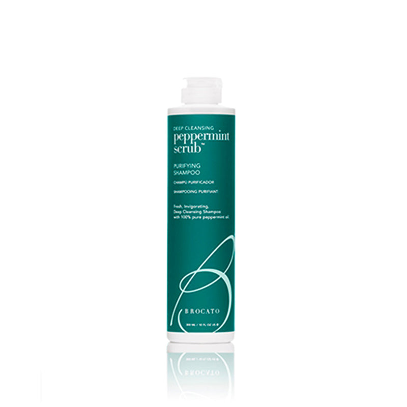 Brocato Peppermint Scrub Purifying Shampoo 10oz Professional Salon Products