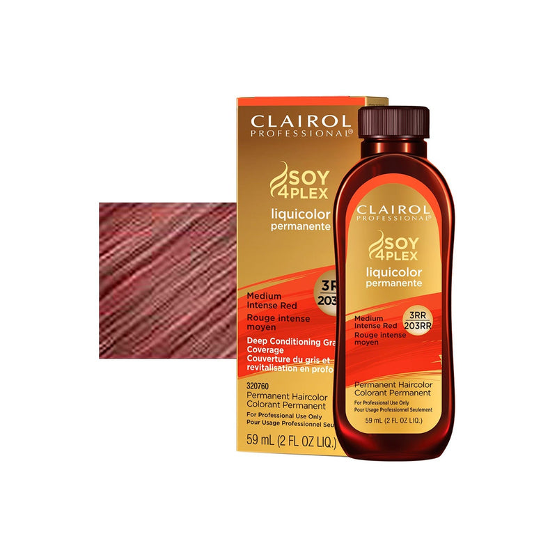 Clairol Liquicolor Hair Color 203 / 3RR Medium Intense Red / Intense Red / 3 Professional Salon Products