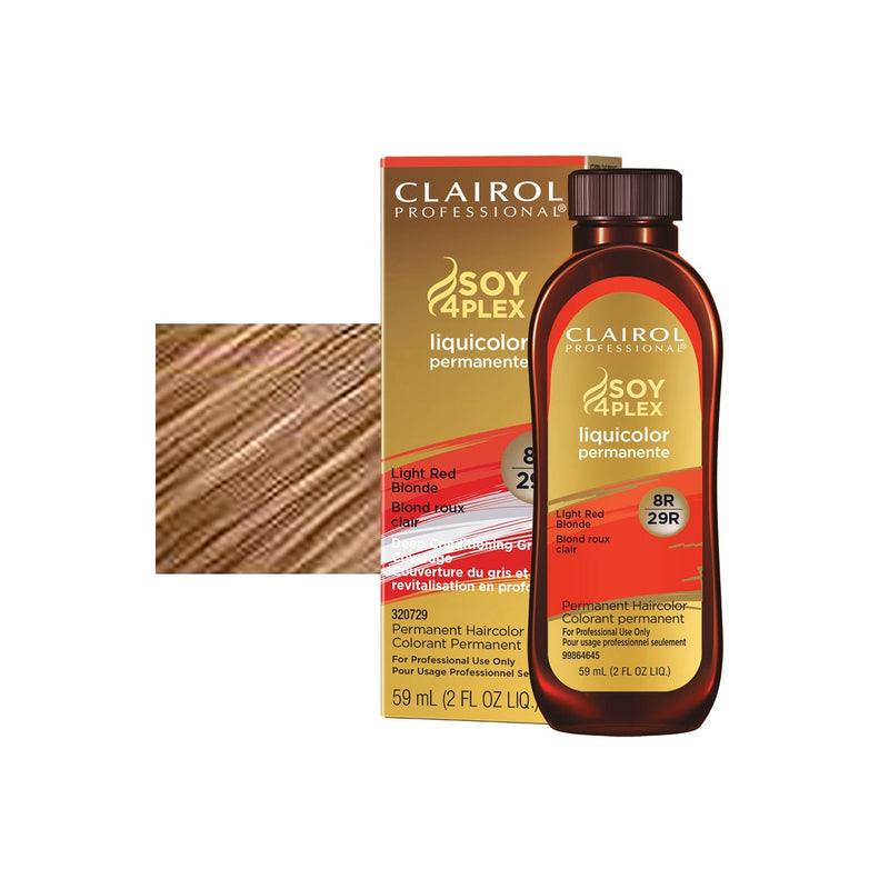 Clairol Liquicolor Hair Color 29 / 8R Light Red Blonde / Red / 8 Professional Salon Products