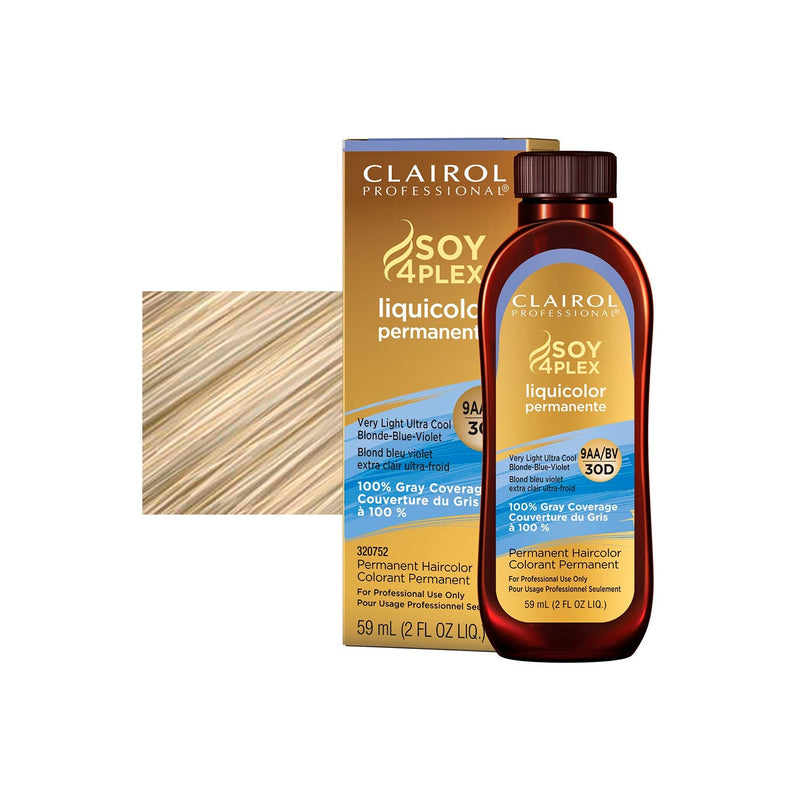 Clairol Liquicolor Hair Color 30 / 9AA-BV Ultra Blonde Blue Violet / Intense Ash / 9 Professional Salon Products