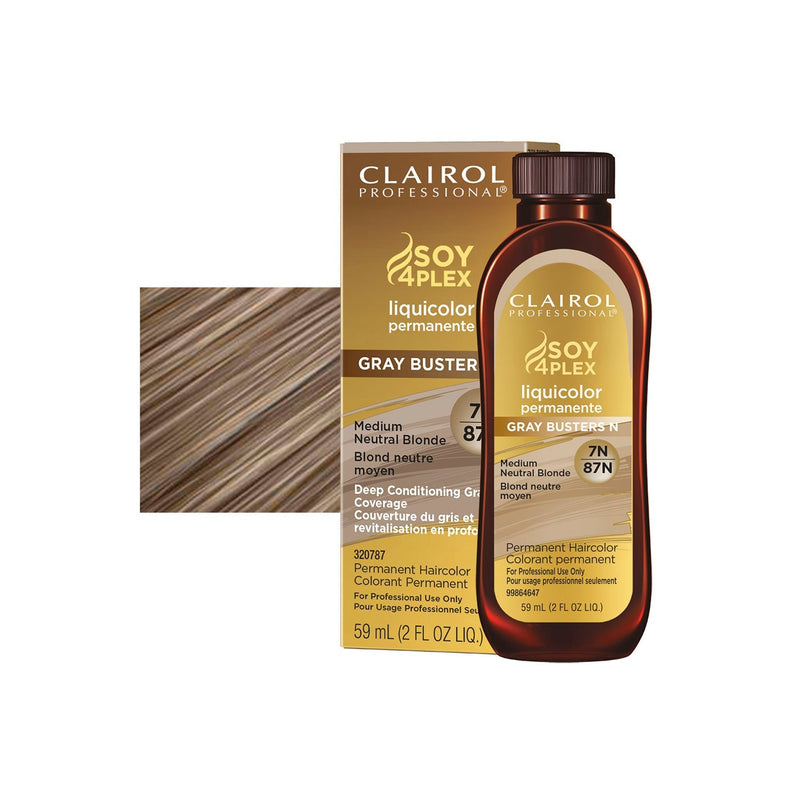 Clairol Liquicolor Hair Color 87 / 7N Medium Neutral Blonde / Neutral / 7 Professional Salon Products