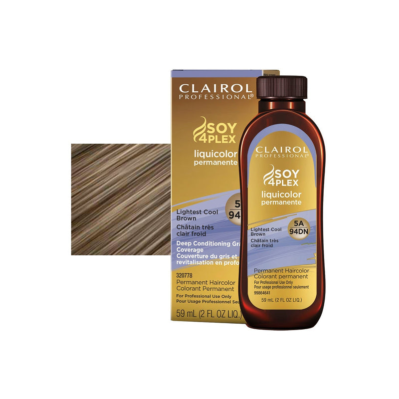 Clairol Liquicolor Hair Color 94 / 5A Lightest Cool Brown / Neutral / 5 Professional Salon Products