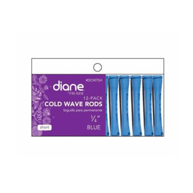 Diane Rod Short Diane Rod 1/4" Blue Professional Salon Products