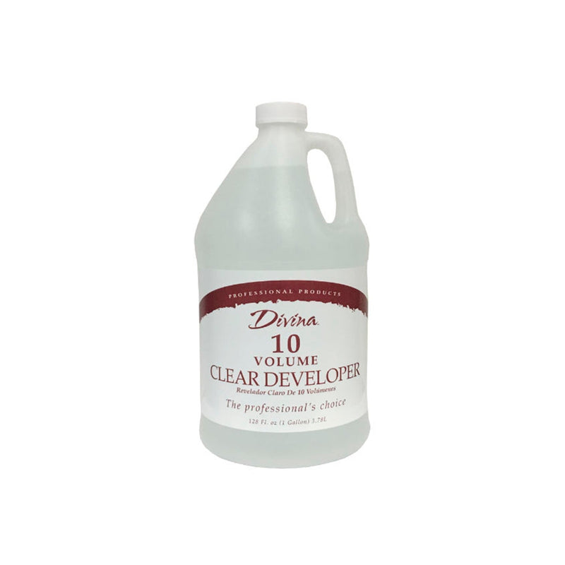 Divina Clear Developer 10 Volume Clear Gallon Professional Salon Products