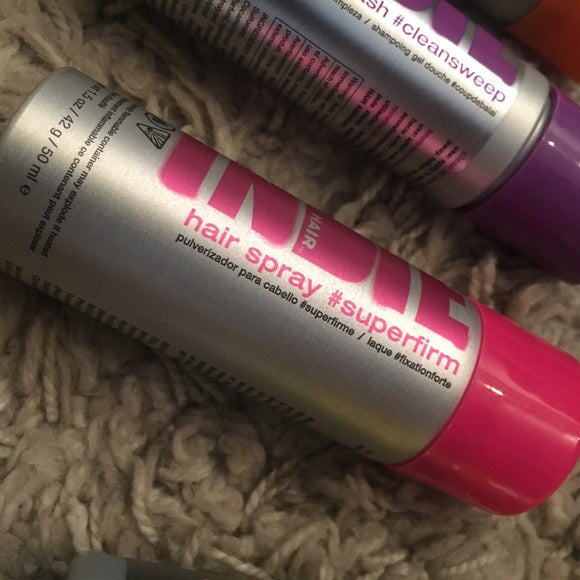 Indie #Superfirm Hairspray Professional Salon Products