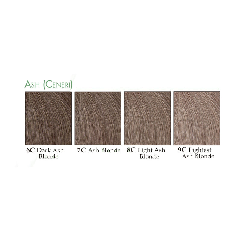 Itely DelyTON Advanced Semi Permanent Hair Color 6C Dark Ash Blonde / C - Ash / 6 Professional Salon Products