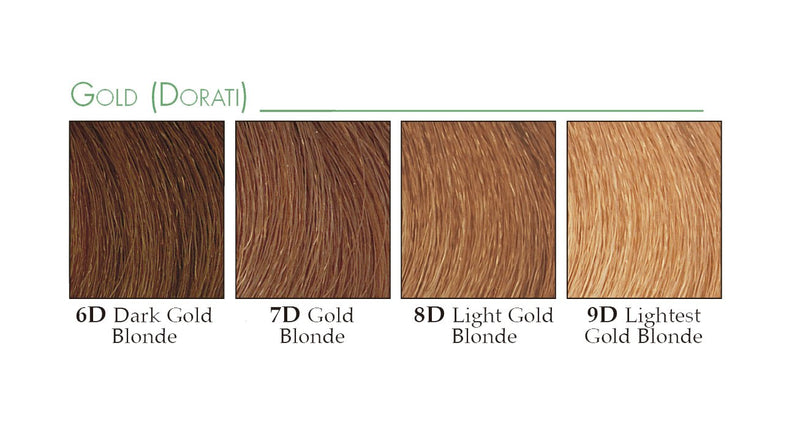 Itely DelyTON Advanced Semi Permanent Hair Color 6D Dark Gold Blonde / D- Gold / 6 Professional Salon Products