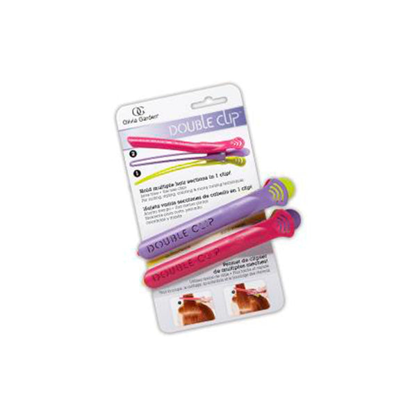 Olivia Garden Double Clips Professional Salon Products