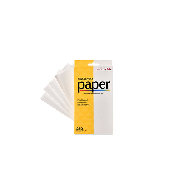 Product Club Highlight Papers 4x7 Professional Salon Products