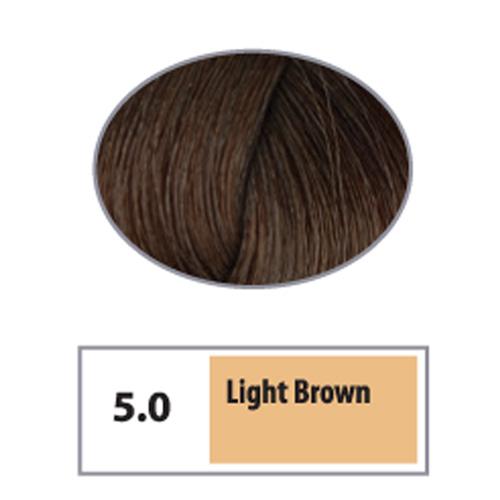 REF Permanent Hair Color 5.0 - Light Brown / Naturals / 5 Professional Salon Products