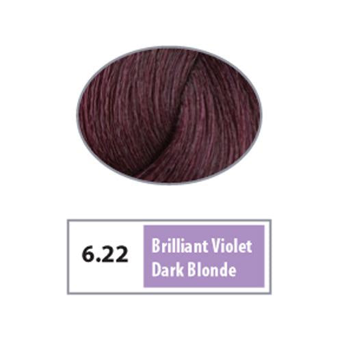 REF Permanent Hair Color 6.22 - Brilliant Violet Dark Blonde / Pearls / 6 Professional Salon Products