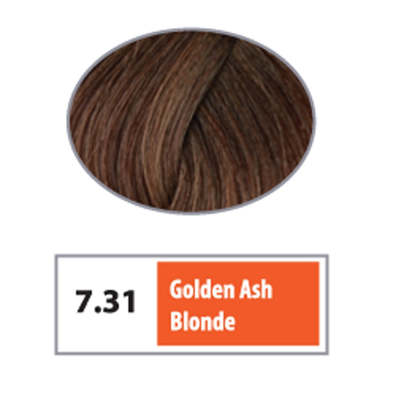REF Permanent Hair Color 7.31 - Golden Ash Blonde / Saharas / 7 Professional Salon Products