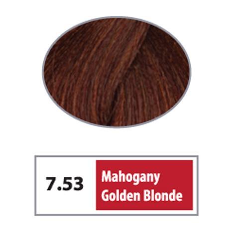 REF Permanent Hair Color 7.53 - Mahogany Golden Blonde / Mahoganys / 7 Professional Salon Products