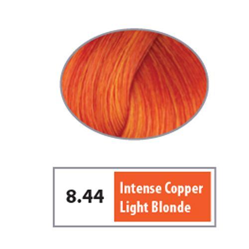 REF Permanent Hair Color 8.44 - Intense Copper Light Blonde / Coppers / 8 Professional Salon Products