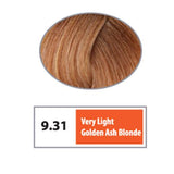 REF Permanent Hair Color 9.31 - Very Light Golden Ash Blonde / Saharas / 9 Professional Salon Products