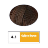 REF Soft Demi Permanent Hair Color 4.3 - Golden Brown / Goldens / 4 Professional Salon Products