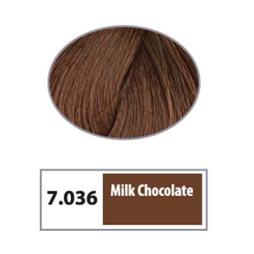 REF Soft Demi Permanent Hair Color 7.036 - Milk Chocolate / Coffees / 7 Professional Salon Products