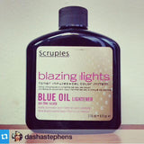 Scruples Blazing Blue Oil Lightener Professional Salon Products