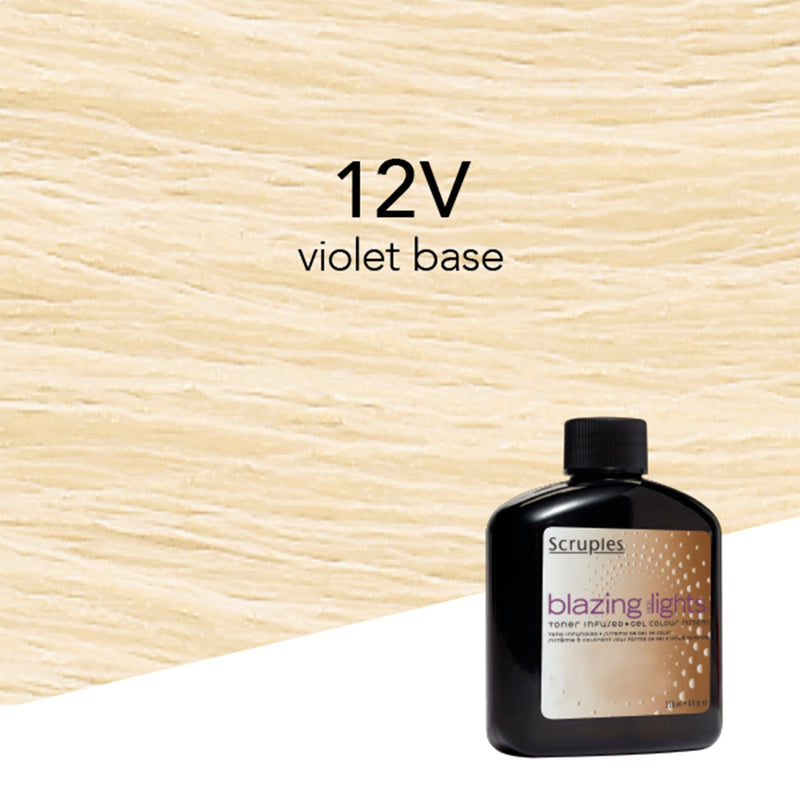Scruples Blazing Highlights / Shadow Low Lighting Gel Hair Color Blazing 12V Violet Professional Salon Products