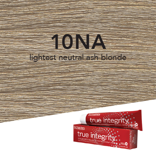 Scruples True Integrity Opalescent Permanent Hair Color 10NA Lightest Neutral Ash Blonde / Neutral Ash / 10 Professional Salon Products
