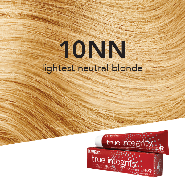 Scruples True Integrity Opalescent Permanent Hair Color 10NN Lightest Neutral Blonde / Neutral Neutral / 10 Professional Salon Products