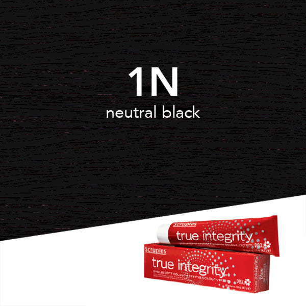 Scruples True Integrity Opalescent Permanent Hair Color 1N Neutral Black / Neutral / 1 Professional Salon Products