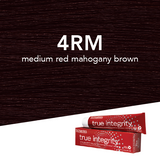 Scruples True Integrity Opalescent Permanent Hair Color 4RM Medium Red Mahogany Brown / Merlot / 4 Professional Salon Products