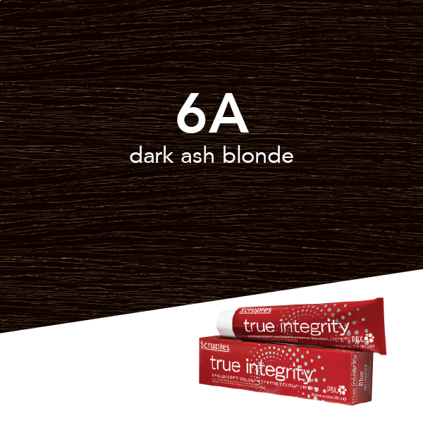Scruples True Integrity Opalescent Permanent Hair Color 6A Dark Ash Blonde / Ash / 6 Professional Salon Products
