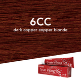 Scruples True Integrity Opalescent Permanent Hair Color 6CC Dark Copper Copper Blonde / Brilliant Copper / 6 Professional Salon Products