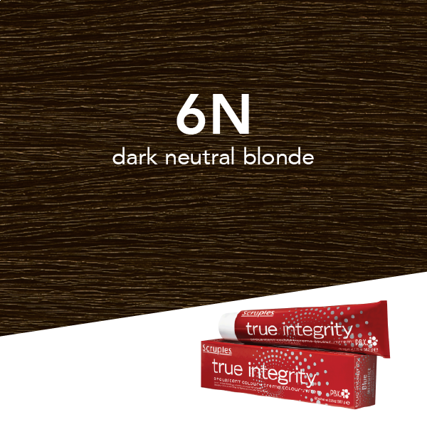 Scruples True Integrity Opalescent Permanent Hair Color 6N Dark Neutral Blonde / Neutral / 6 Professional Salon Products