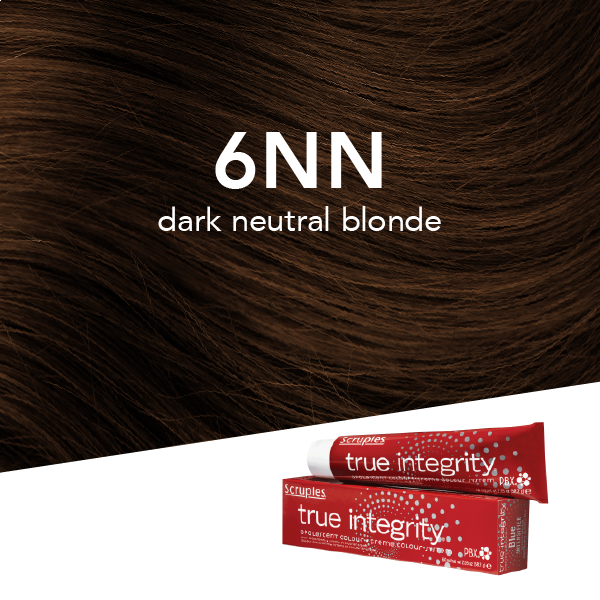 Scruples True Integrity Opalescent Permanent Hair Color 6NN Dark Neutral Blonde / Neutral Neutral / 6 Professional Salon Products