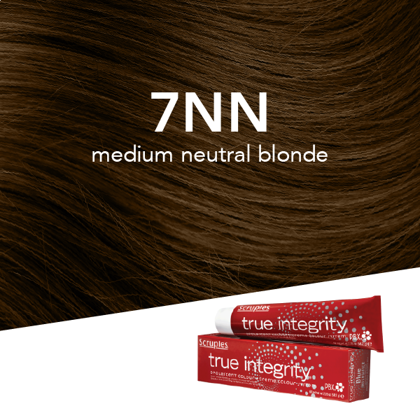 Scruples True Integrity Opalescent Permanent Hair Color 7NN Medium Neutral Blonde / Neutral Neutral / 7 Professional Salon Products